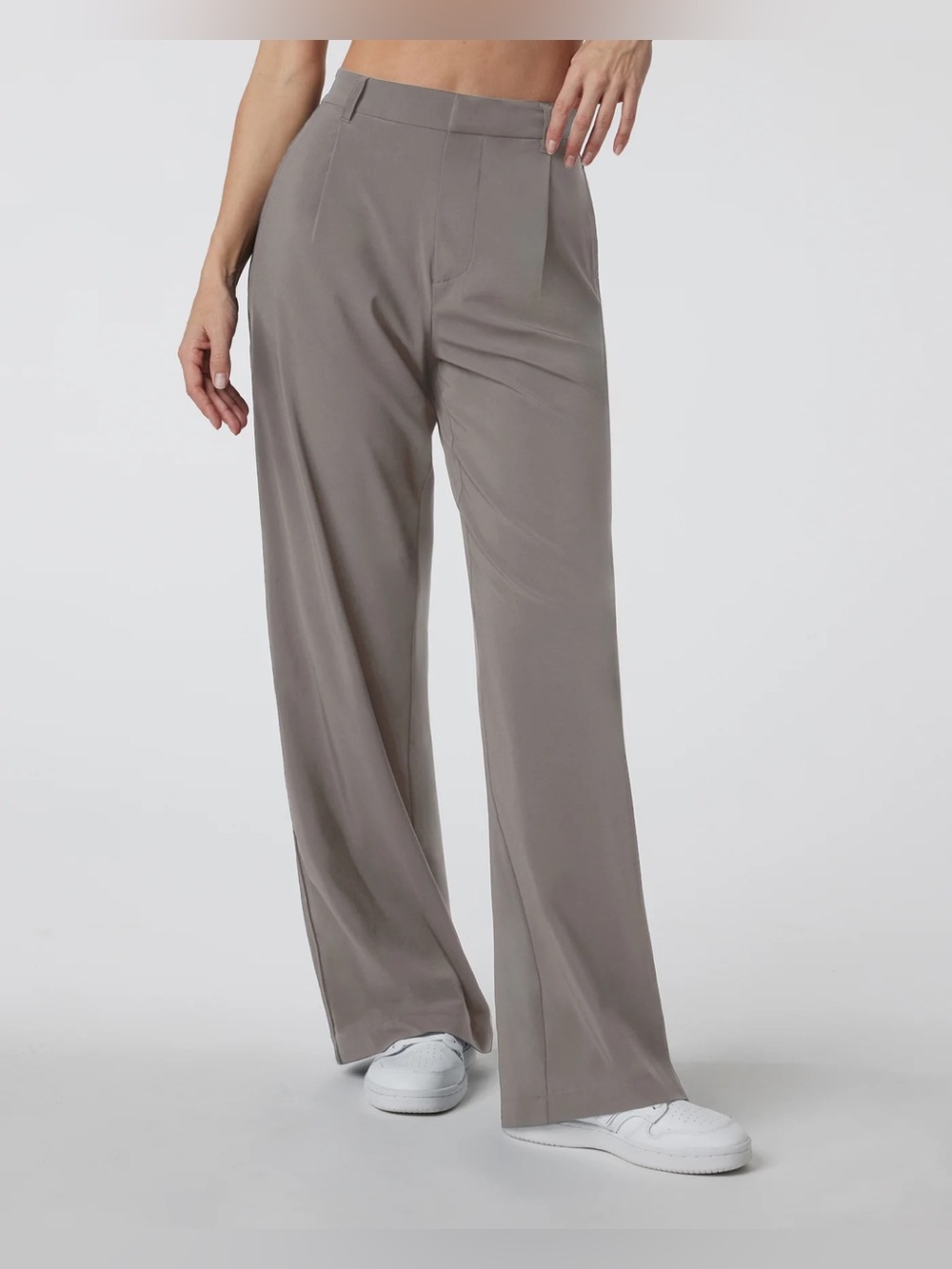Vuori Villa Wide Leg Trousers in Walnut size XS